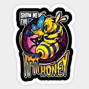 Show Me The Honey Killer Bee Sticker